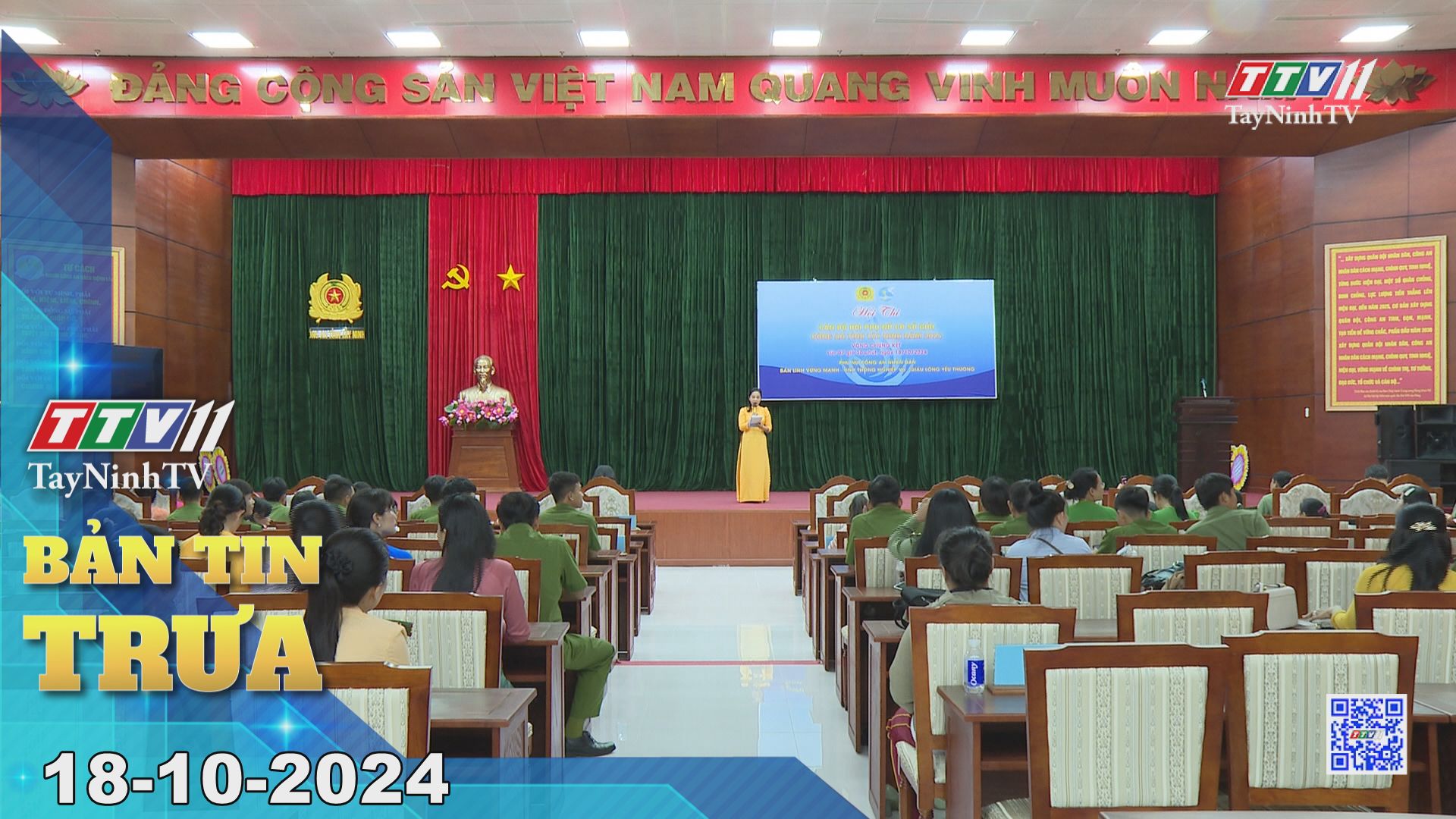 Bản tin trưa 18-10-2024 | Tin tức hôm nay | TayNinhTV